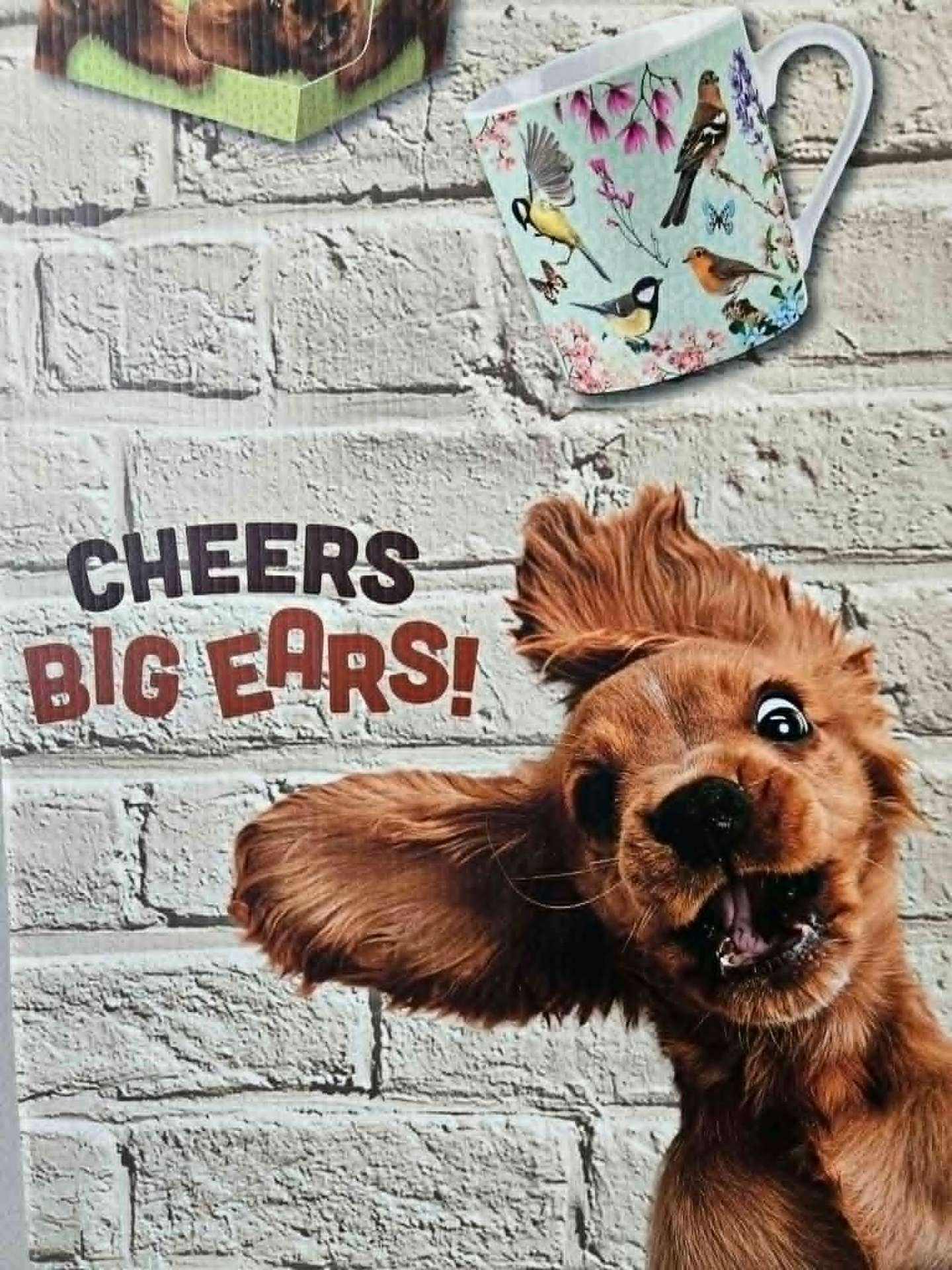 Cheers Big Ears krus og kort